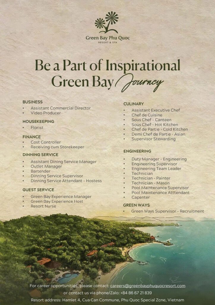 Green Bay Phu Quoc Resort Careers 2026